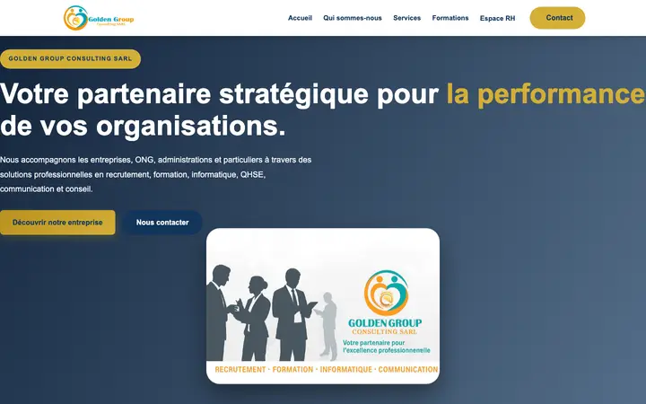 goldengroupsarl.com homepage