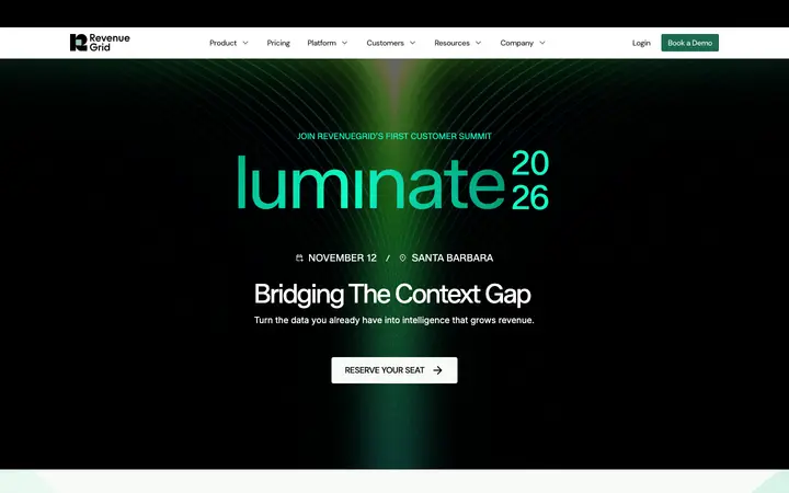 revenuegrid.com homepage