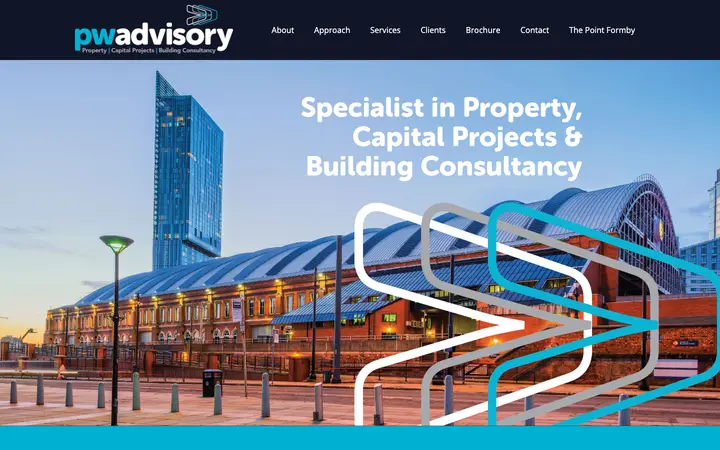 pwadvisory.co.uk homepage