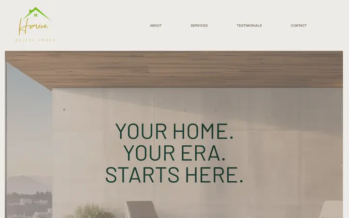 homerarealtygroup.com homepage