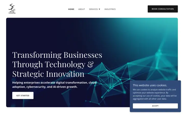 shrinqconsultinggroup.com homepage