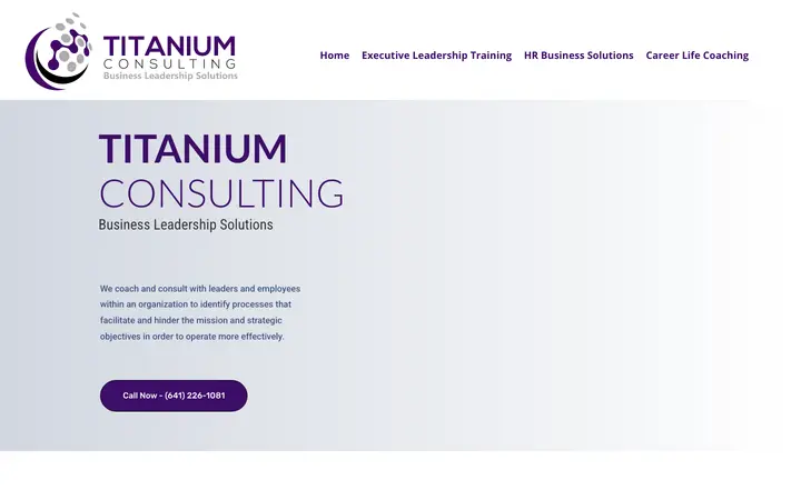 titaniumconsulting.org homepage