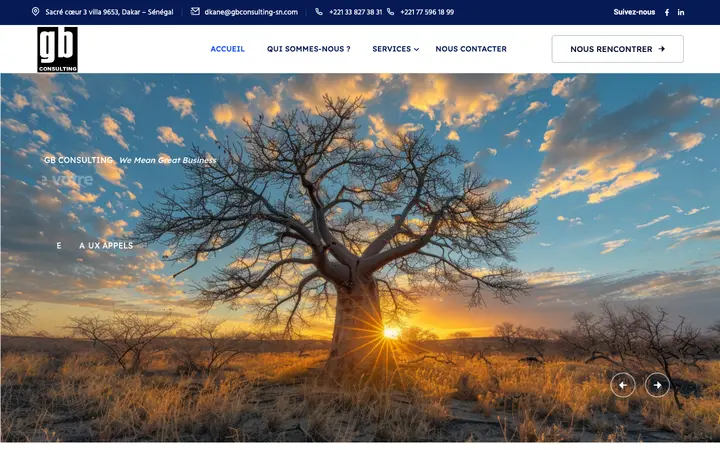 gbconsulting-sn.com homepage