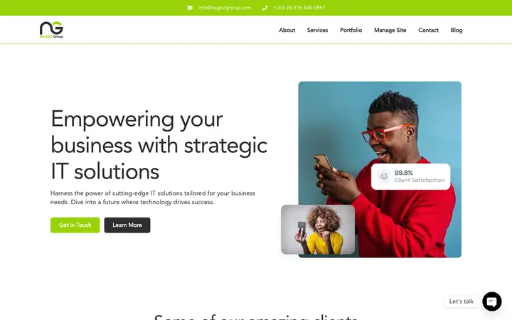 nagodgroup.com homepage