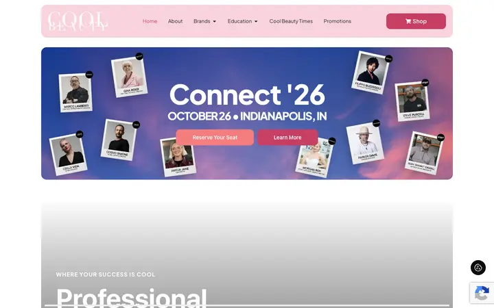 coolbeautyconsulting.com homepage
