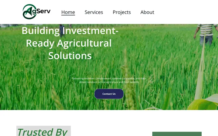 agservconsulting.com homepage