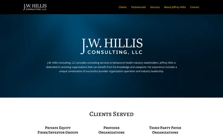 jwhillis.com homepage