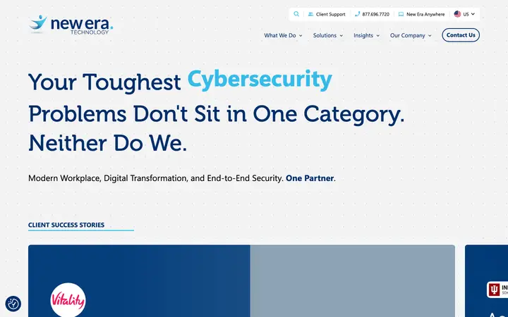 neweratech.com homepage