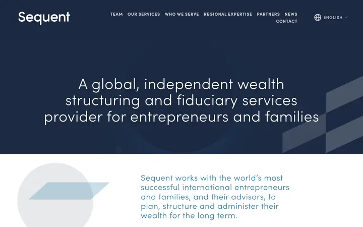 sequentgroup.com homepage