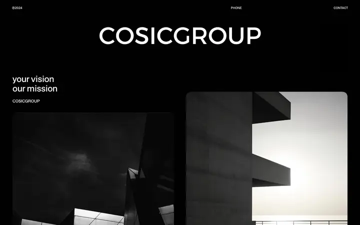 cosicgroup.ch homepage