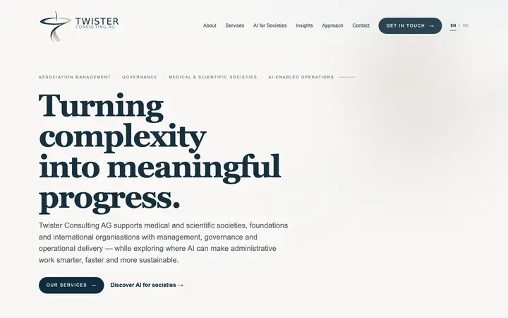 twisterconsulting.org homepage