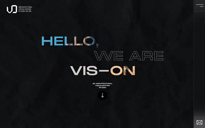vis-on.studio homepage