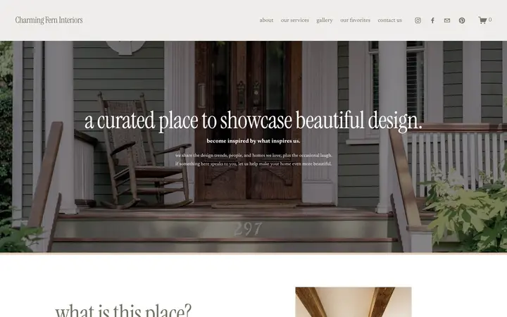 charmingferninteriors.com homepage