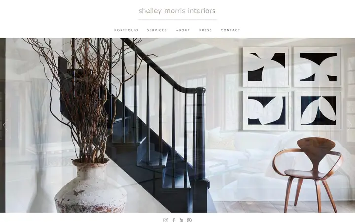 shelleymorrisinteriors.com homepage