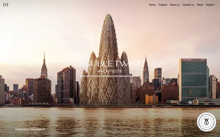 doubletwistarchitects.com homepage
