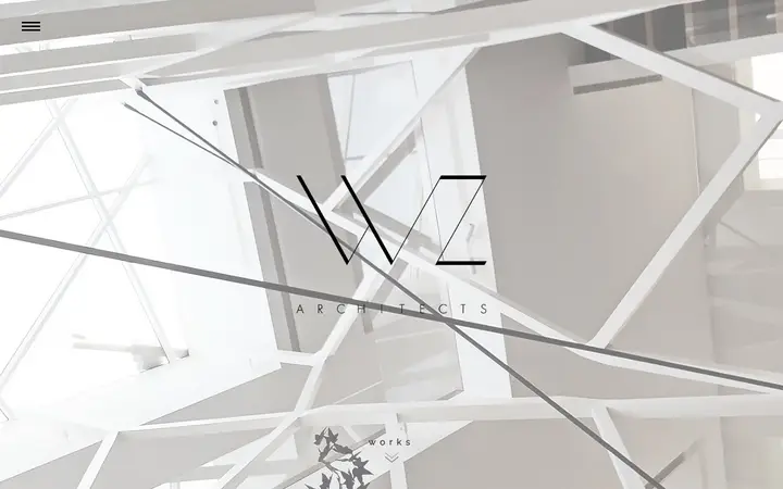 wzarchitects.com homepage on desktop