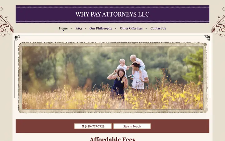 whypayattorneys.com homepage