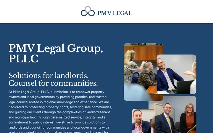 pmvlegal.com homepage