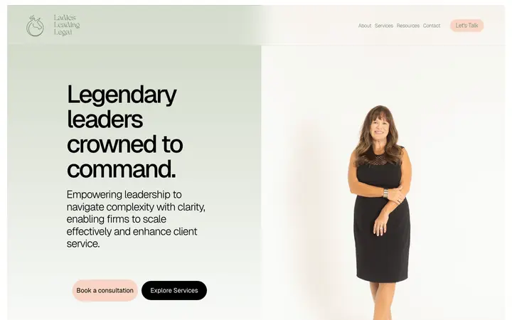 ladiesleadinglegal.com homepage