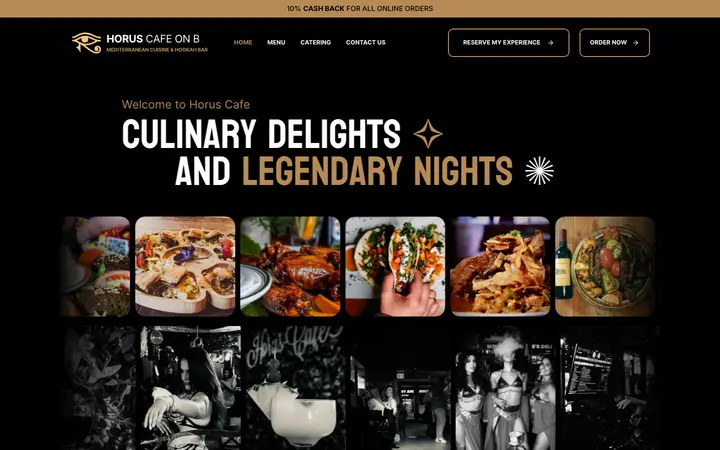 horuscafe.com homepage