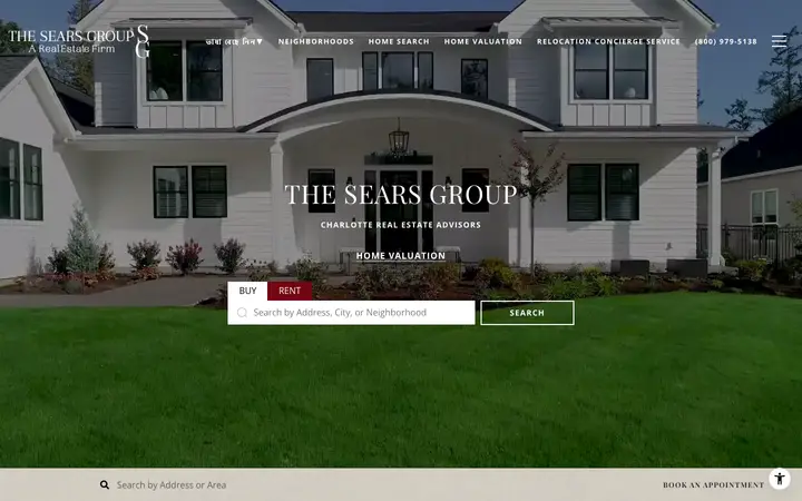 thesearsgroupnc.com homepage