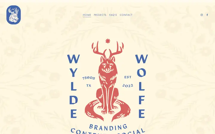 wyldewolfecreative.com homepage