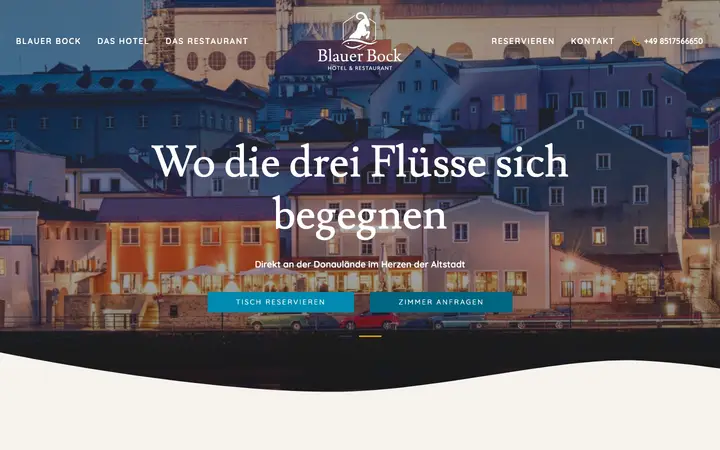 hotel-blauerbock.de homepage