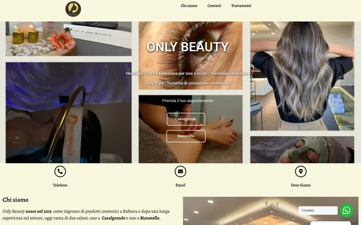 only-beauty.it homepage