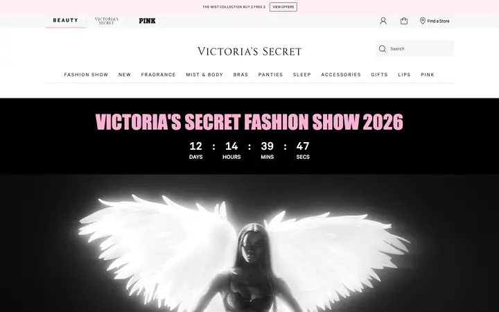 victoriassecretbeauty.com.my homepage