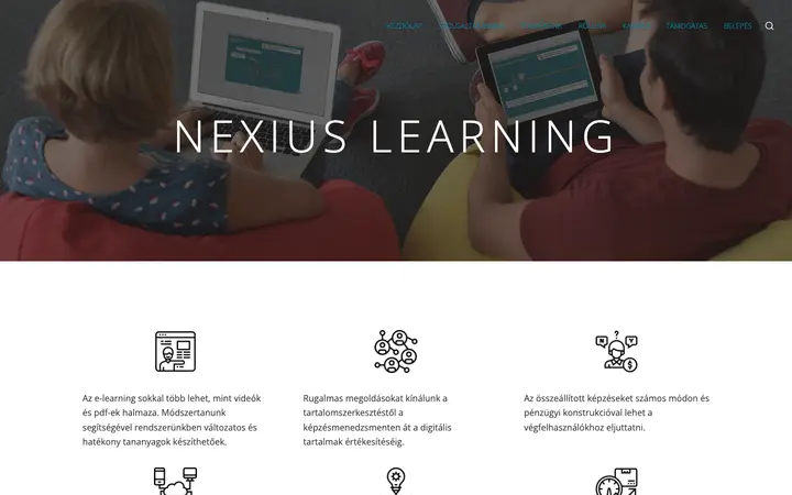 nexiuslearning.com homepage