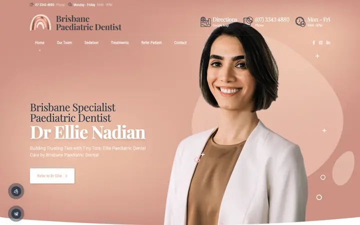 brisbane-paediatric-dentist.au homepage
