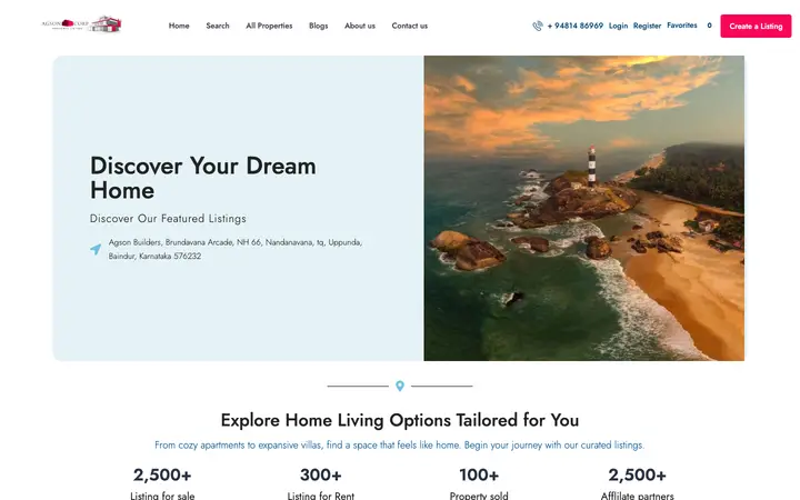 agsonbuilders.com homepage