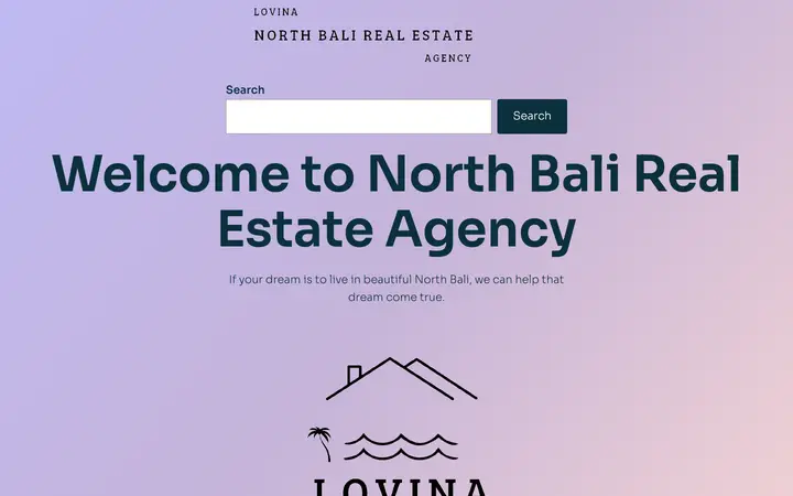 lovinanorthbalirealestate.agency homepage