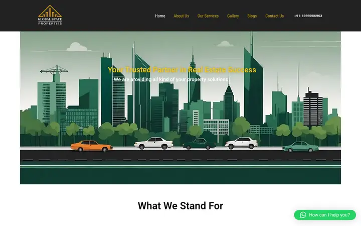 globalspaceproperties.com homepage