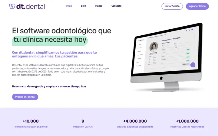 dtdental.co homepage