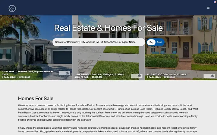 bexrealty.com homepage