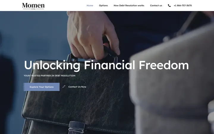 momenlegal.com homepage