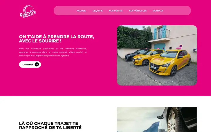 autoecolegustave.com homepage