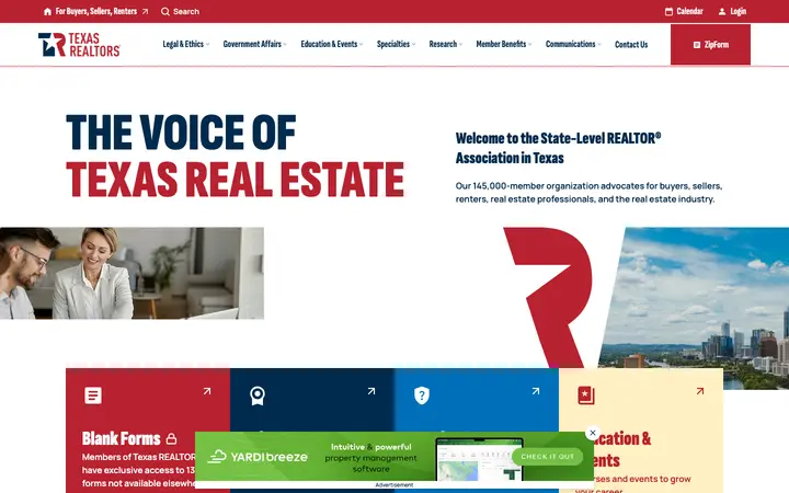 texasrealestate.com homepage