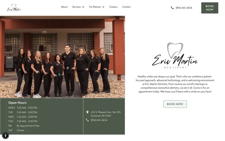 med-cordental.com homepage