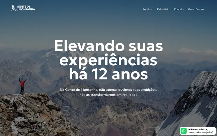 gentedemontanha.com homepage