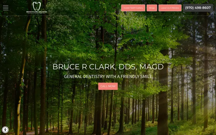 drclarkdentistry.net homepage