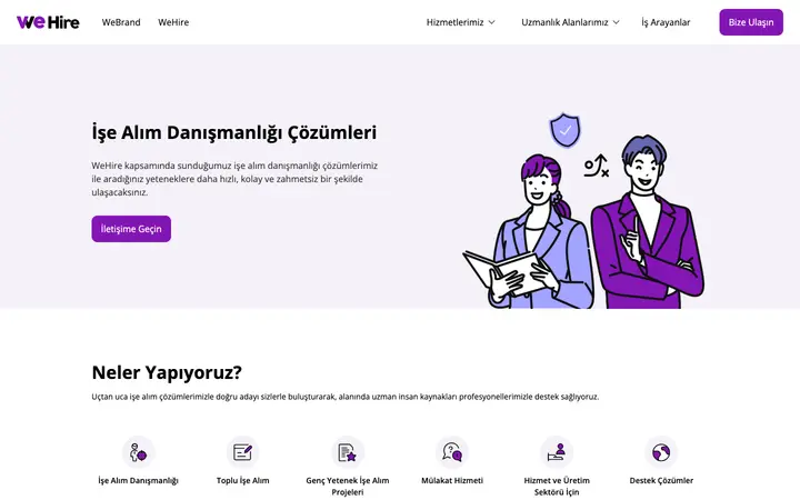 wehire.consulting homepage