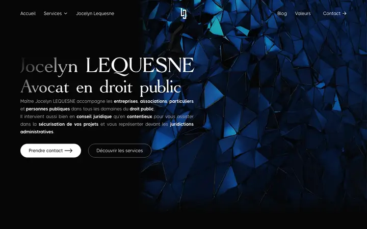 lequesne-avocat.com homepage