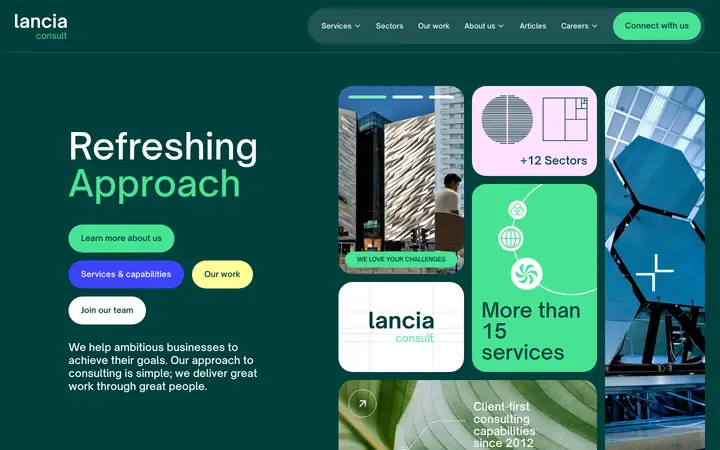 lanciaconsult.com homepage