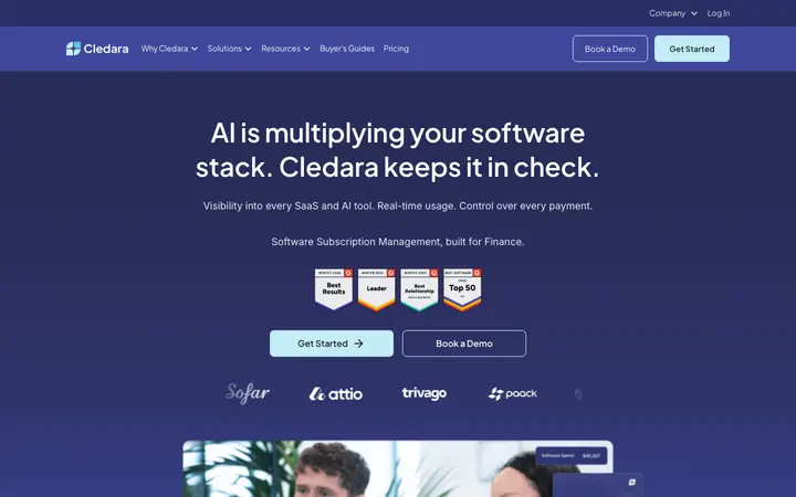 cledara.com homepage