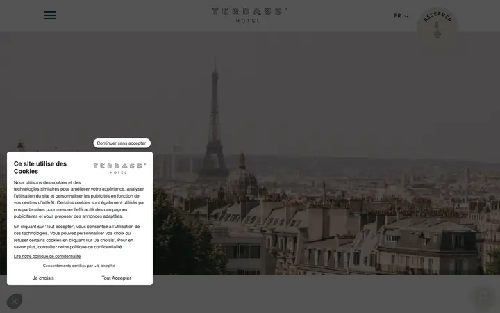 terrass-hotel.com homepage