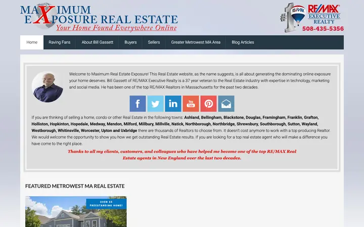 maxrealestateexposure.com homepage
