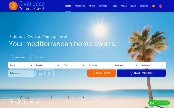 overseaspropertymarket.com homepage