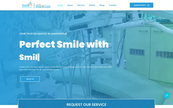 drrahidentalcare.in homepage